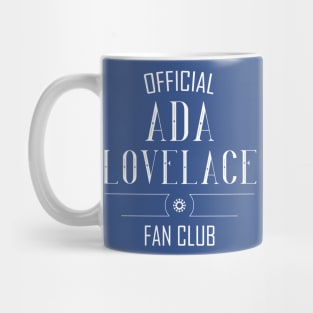 Science and Tech: Ada Lovelace Fan Club (white text) Mug